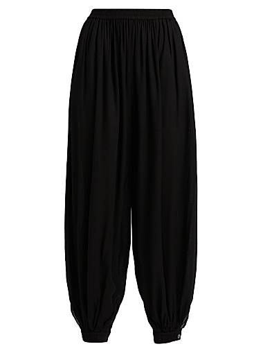 Штаны Balloon Dickens от Ronny Kobo с эластичным поясом и манжетами, 82% вискоза, 18% лен 11010159