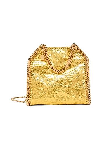 Stella McCartney Мини-сумка из веганского замша с двумя ручками, верхней ручкой и плечевым ремнём, произведённая в Италии 11031166