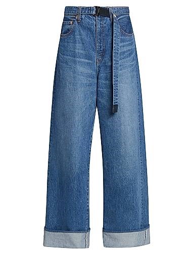 Джинсы Levi',s x Sacai оверсайз с подворотами из японского коттона, 100% хлопок 11008553