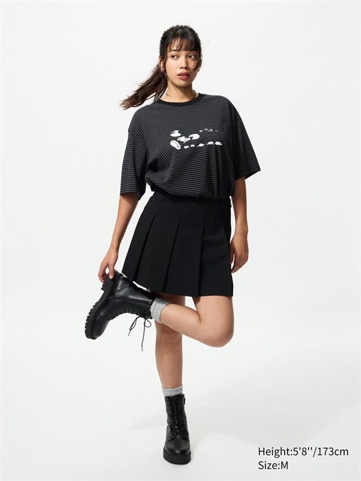 Uniqlo Футболка с графическим принтом Disney Art, изображением Микки Мауса, из 100% хлопка с переработанными волокнами 11230228