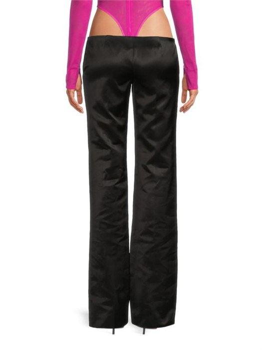 Классические брюки LaQuan Smith с заниженной талией и расклешенными штанинами, в комфортном составе 11231994