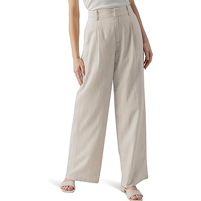 Широкие брюки Sanctuary с передними складками из мягкого хлопка, со специальной застежкой на молнии 11178274