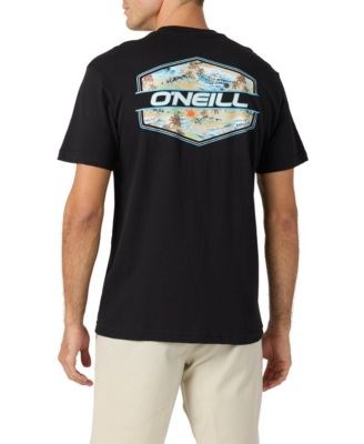 Мужская хлопковая футболка O',Neill с классическим кроем и мягким принтом, 100% хлопок 11238815