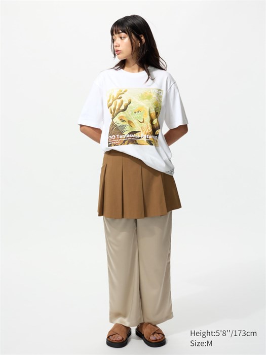 Uniqlo Молодёжная футболка Pokemon UT с графикой Omanyte, 100% хлопок 11023677