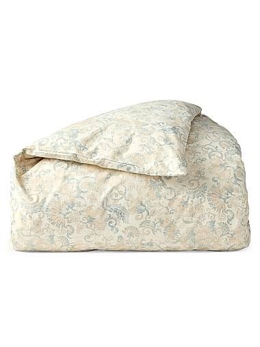 Coyuchi Одеяло из 100% органического хлопка с уникальным ботаническим принтом, доступные размеры: 234 x 224 см и 274 x 234 см 11015296