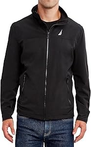 Легкая мужская ветрозащитная куртка Nautica с длинной молнией и эластаном, для активного отдыха и гольфа 11241526