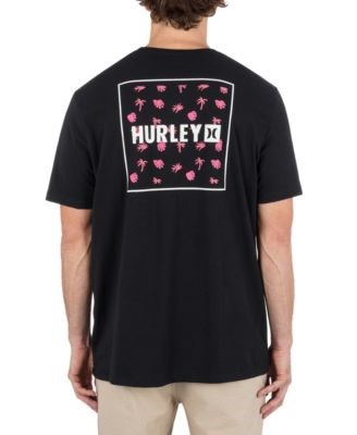 Футболка Hurley One and Only Lido для мужчин, с коротким рукавом, 150 г/м?, стандартная посадка 11233332