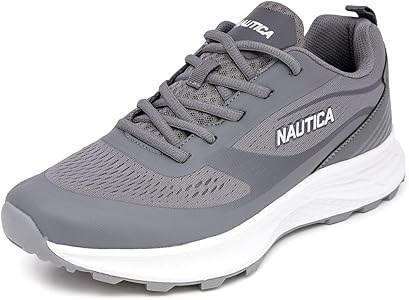 Мужские кроссовки Nautica на шнуровке – уникальная амортизация для бега, ходьбы и тенниса 11241590