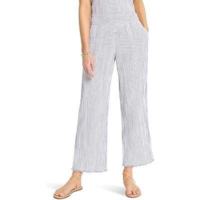 Женские широкие палаццо из бамбуковой вискозы с полосой, Nic+Zoe, 71 см 11230565