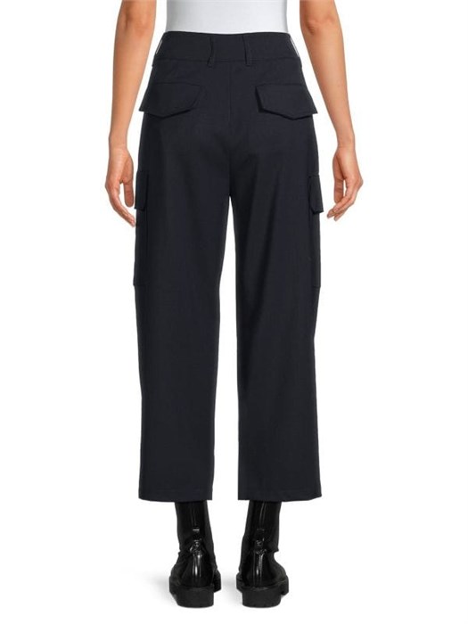 Карго-брюки Boris от Weekend Max Mara: удобный фасон с высокой талией, защипами и карманами 11235260