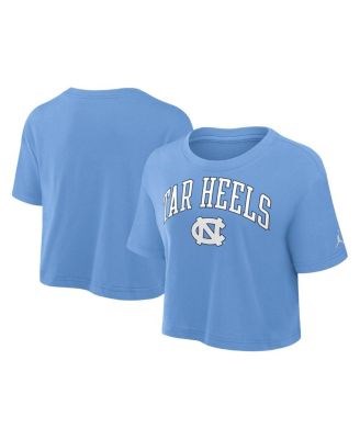 Женская укороченная футболка Carolina Blue North Carolina Tar Heels от Jordan с технологией Dri-FIT 11221759