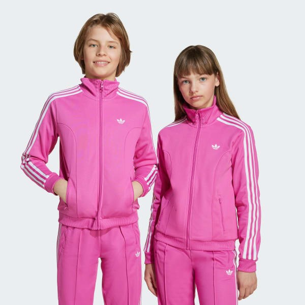 Детская спортивная куртка Track Top из хлопковой смеси с ретро-вдохновением от adidas Originals 11240104