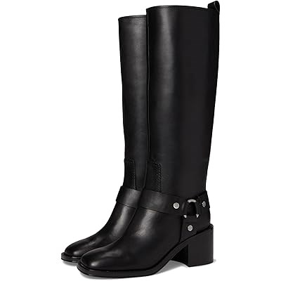 Кожаные ботинки на высоком каблуке с квадратным носом Audrey Engineer от Loeffler Randall 11237571