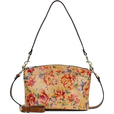 Patricia Nash Сумка Arlee из натуральной кожи на плечо с несколькими карманами и регулируемым ремнем 11232680