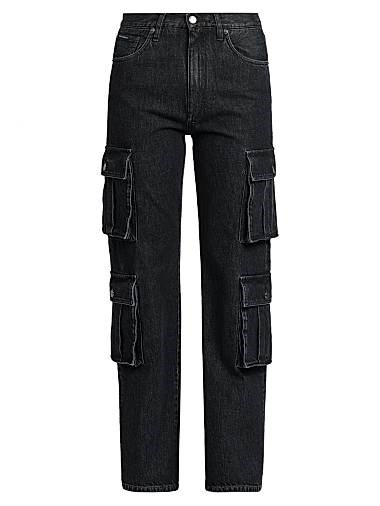 Брюки карго из хлопка Dolce &amp, Gabbana с пятью карманами и боковыми карманами, изготовленные в Италии 11008338