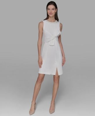 Женское платье-футляр из кружева с искусственными жемчужинами, Karl Lagerfeld Paris 11222747