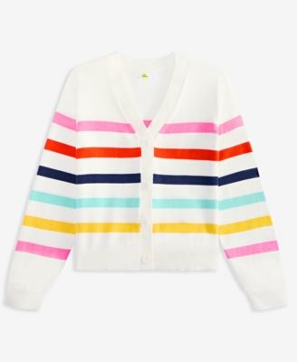 Молодёжный кардиган Epic Threads с мульти жемчугами на пуговицах и длинными рукавами, эксклюзивно в продаже 11239790