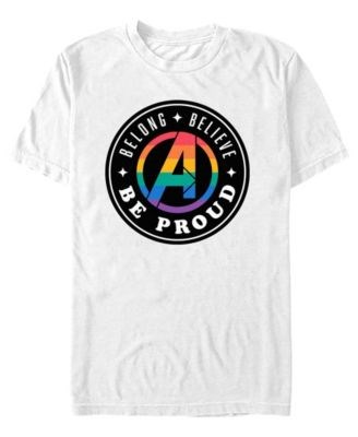 Fifth Sun Мужская футболка Marvel с графическим принтом, короткий рукав, стиль slim-fit, 100% хлопок 11239846