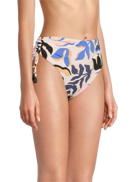 Высокие плавки-бикини от Red Carter с принтом листьев, 85% нейлон, 15% спандекс 11178099