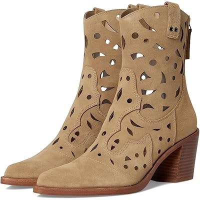 Замшевые ботинки Dolce Vita Zenobi с кожаной подкладкой, молнией и блочным каблуком 11227148