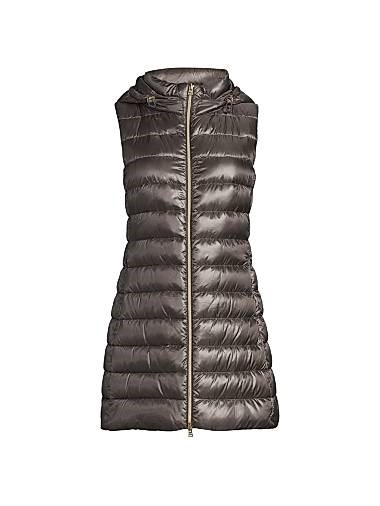 Herno Ветровка Iconico Serena из блестящего нейлона с капюшоном и наполнителем из ультралегкого пуха 11169208