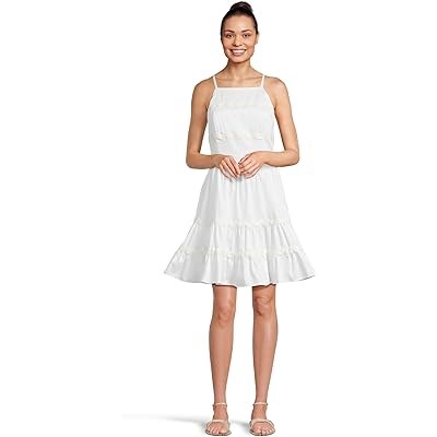 Платье Angelynn Stretch от Lilly Pulitzer с вырезом и карманами, 97% хлопок, 3% спандекс 11226717