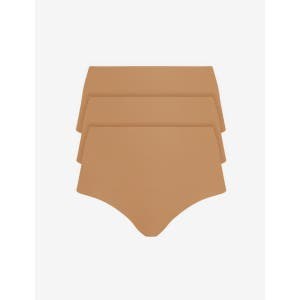 Классический комплект из трех высококачественных бикини Commando из микрофибры с полной посадкой и без выделения линий 10047953