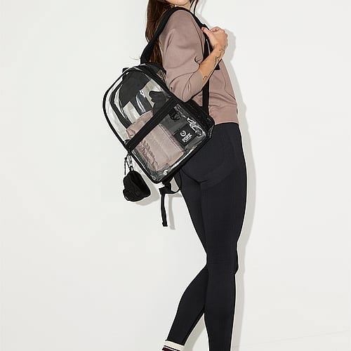 Pink Прозрачный 18-литровый рюкзак с множеством карманов и регулируемыми плечевыми ремнями 11231191