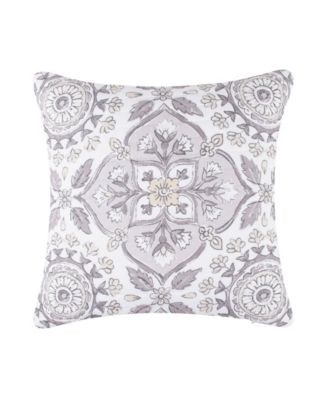 Levtex Квадратная стеганая декоративная подушка Lirelle, 45 см x 45 см, 100% хлопок, наполнитель: утиные перья 11224261