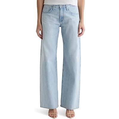 Молодёжные джинсы AG Jeans Adria с низкой талией и широкими штанинами, 100% хлопок, пять карманов 11234477