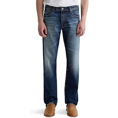 Джинсы AG Jeans Graduate с прямым кроем, высоким комфортом, 72% хлопка и 5 карманами 11227254