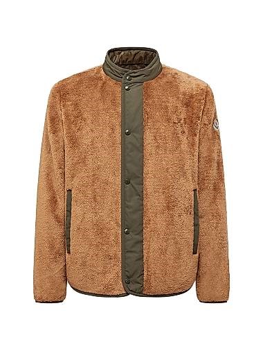 Двусторонняя термозащитная стильная куртка с пуховым наполнителем из материала тедди Rentignat от Moncler 11168042