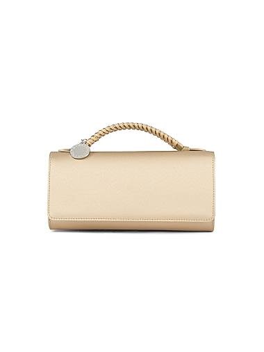 Stella McCartney Сумочка Falabella из полиэстера с цепочкой и серебристым логотипом, 21.6x10.2x3.8 см 11166624
