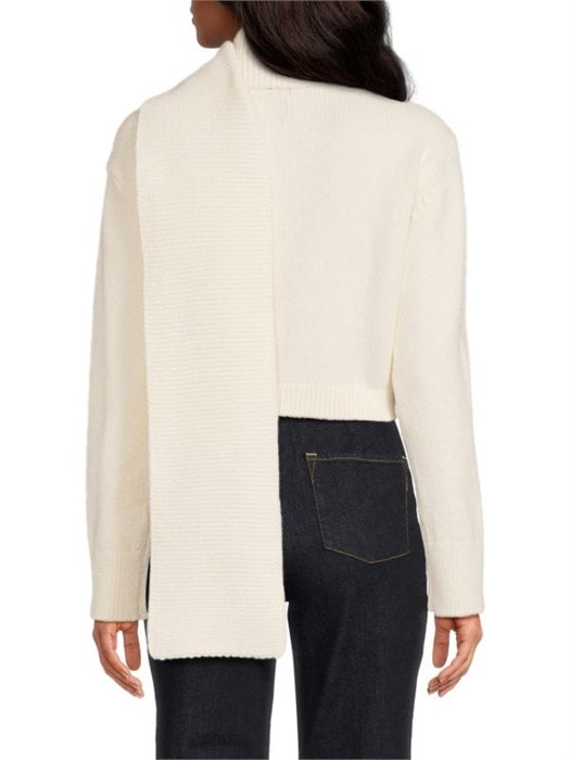 Кардиган с шарфом от гнезда Alice + Olivia, V-образный вырез, длинные рукава, 71% вискоза 11225794