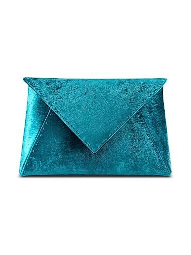 Tyler Ellis Клатч Lee Pouchet из мятого бархата с магнитной застежкой и отделением для iPhone 11164844