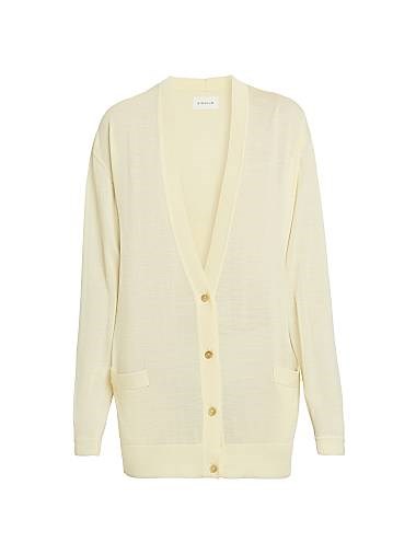 Кардиган из шерсти с V-образным вырезом от Armarium Brando, из 100% итальянской шерсти, с длинными рукавами 11019924