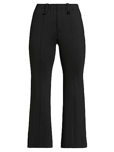 Укороченные расклешенные брюки средней посадки с эластичным поясом и карманами от Issey Miyake 11020978