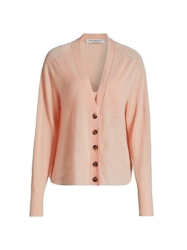 Комплект из кардигана и топа на бретелях из легкой итальянской шерсти от Philosophy Di Lorenzo Serafini 11021553