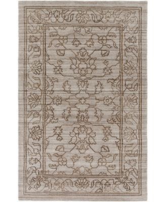 Surya Ковер 10',x14', Hightower HTW-3003, ручной работы, с цветочным узором, высота ворса 0,38 см, 100% вискоза 11176151