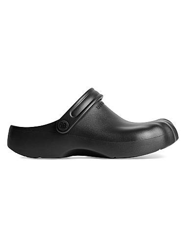 Модные резиновые мюли Sunday Molded от Balenciaga с логотипом BB на пятимфной подошве из EVA 11008944