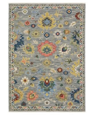 Oriental Weavers Эксклюзивный ковер Lucca 2888G 300x390 см, высококачественная шерсть и нейлон, элегантный классический дизайн, высота ворса 0.79 см 11176735