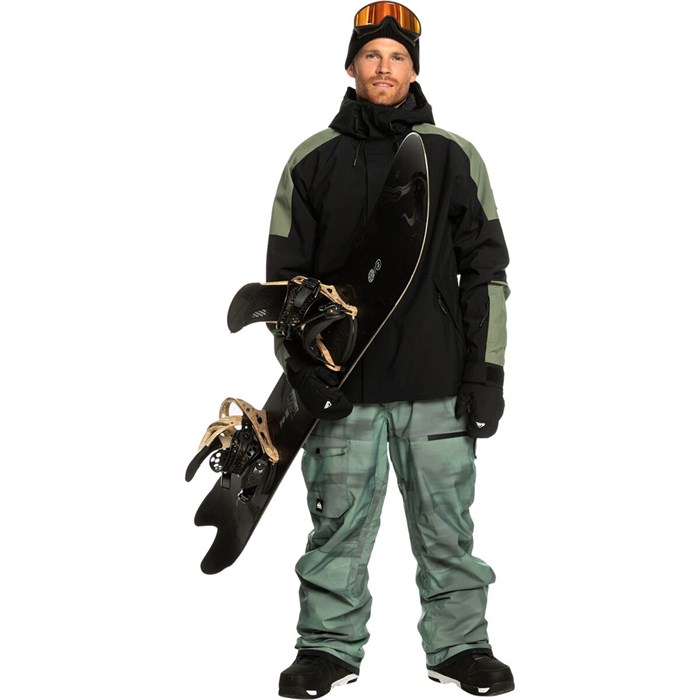 Quiksilver Комбинезон Utility Bib Pant для снегоходов - водонепроницаемый, утеплённый слой 20K 11236145