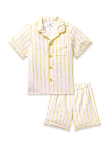 Комплект детских пижам из твила с шортами и футболкой, 50% хлопка, Petite Plume 11169522