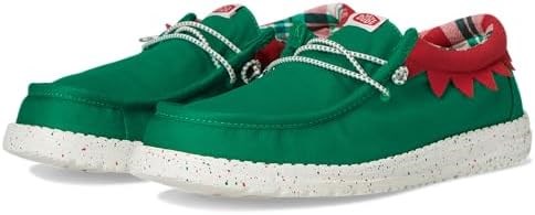 Мужские текстильные лоферы Hey Dude Wally Holiday Elf с легкой подошвой 11242014