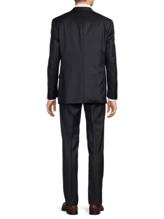 Классический костюм Canali с вертикальными полосами, 100% шерсть, застежка на две пуговицы, производство Италия 11170252