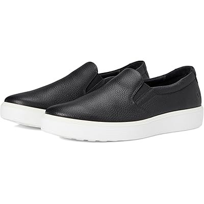 Кроссовки Ecco Soft 60 Slip-On из натуральной кожи с эластичными вставками для комфорта 11170915