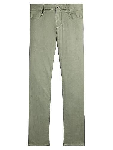 Джинсы Ralph Lauren Slim Fit из легкого льна и хлопка с 5 карманами и застежкой-молнией 11023338