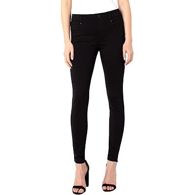 Liverpool Los Angeles Леггинсы Liverpool™ Petite Gia Glider из трикотажа с пятью карманами и облегающим кроем 11167060