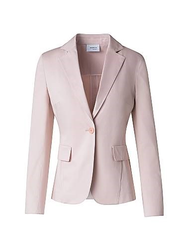 Легкий блейзер из эластичного хлопка Akris Punto с отложным воротником и одной пуговицей 11018638