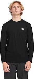 Мужской лонгслив Volcom с защитой UPF 50+ и свободным кроем, изготовленный из 88% переработанного полиэстера 11241779